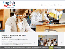 Tablet Screenshot of englishzoneacademy.net